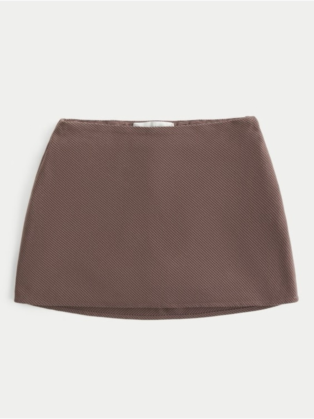 Classic Textured Mini Skort in Taupe